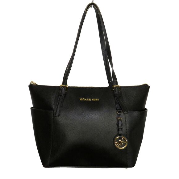 Michael Kors Handbags - Michael Kors Black Saffiano Leather Large Tote Bag Purse